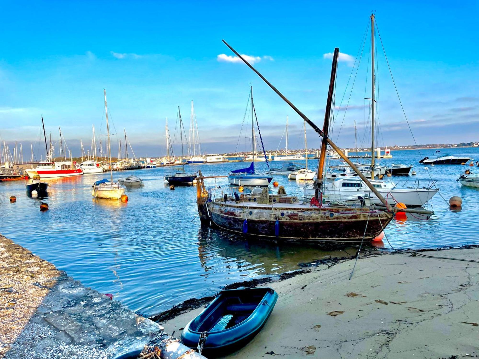 Studio Blue Horizon Vue Mer Guidel-Plage Εξωτερικό φωτογραφία